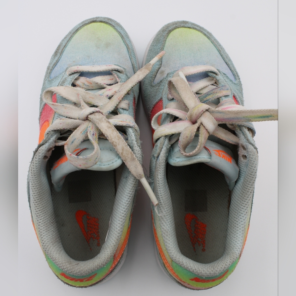 Nike Dunk Low GS “Rainbow” – Girls Size 1.5Y - Picture 5 of 6